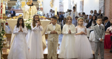 Radost Prve svete pričesti u našoj Misiji i filijali Wiener Neustadt