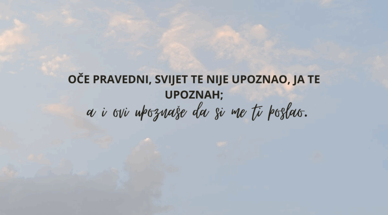 Župni oglasi: sedma uskrsna nedjelja