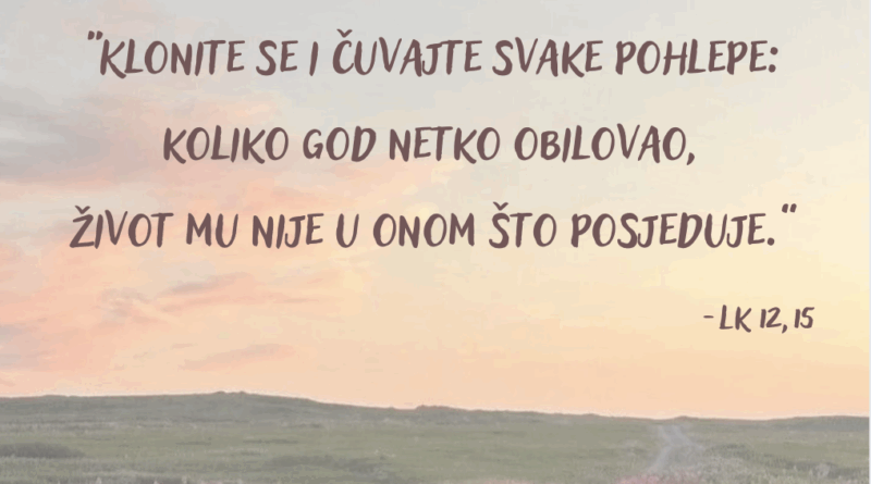 Župni oglasi: 18. nedjelja kroz godinu
