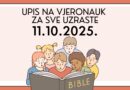 Upis na vjeronauk 2025./2026.
