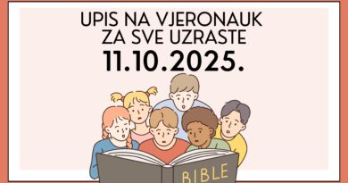 Upis na vjeronauk 2025./2026.