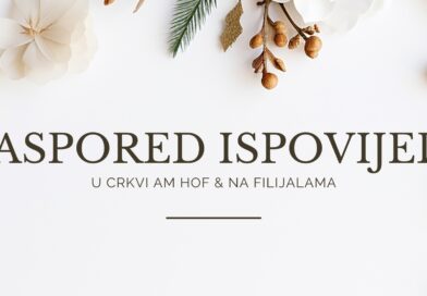 Raspored ispovijedanja: advent & Božić 2025.