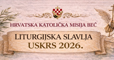Raspored liturgijskih slavlja za Uskrs 2026.